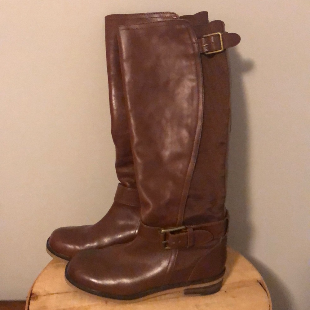 Lucky Brand brown riding boots Size 7.5M